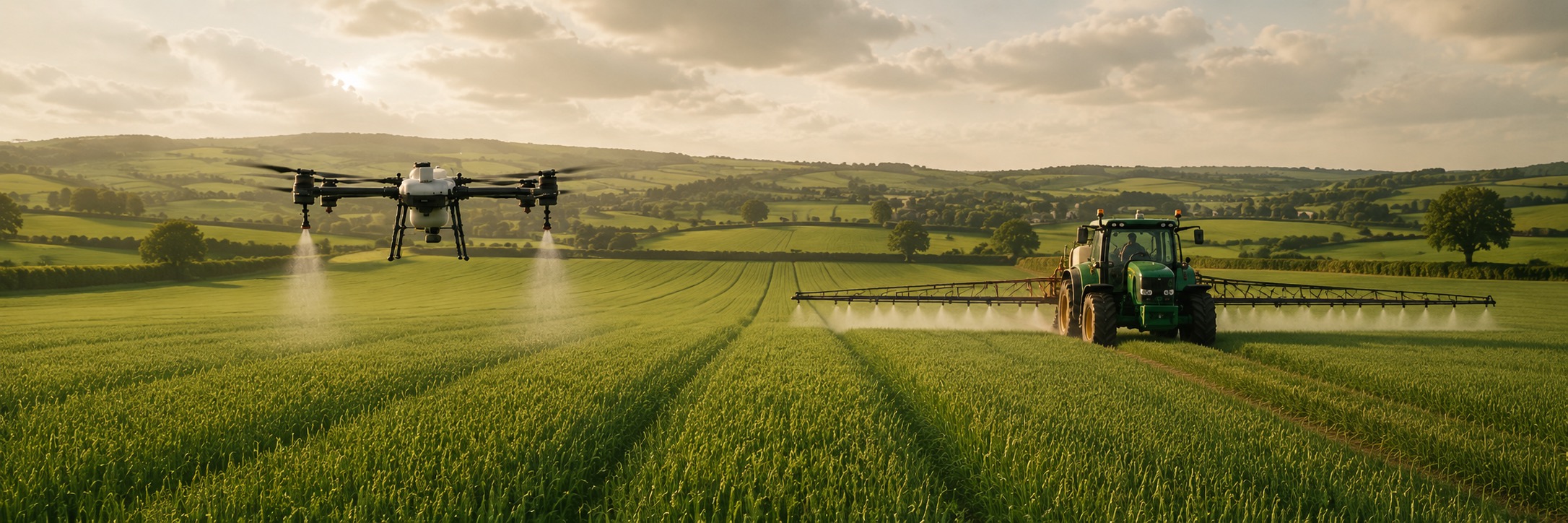 Drone spraying vs traditional spraying