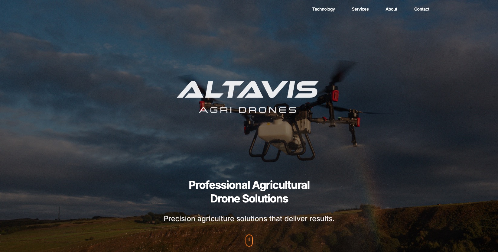 Screenshot of Altavis website